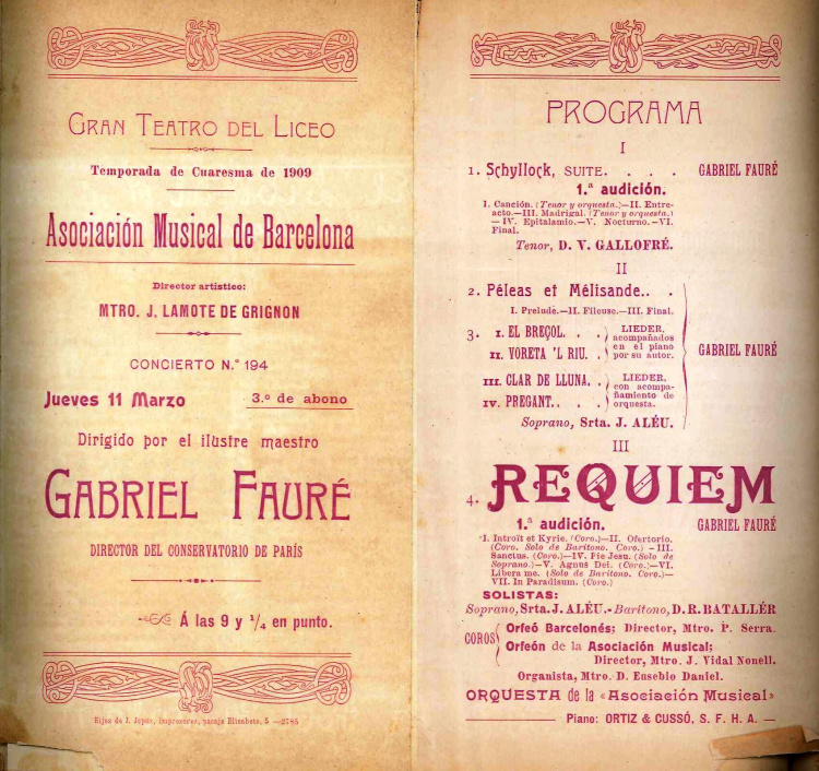 Kravauskuoro G. Fauré: Requiem